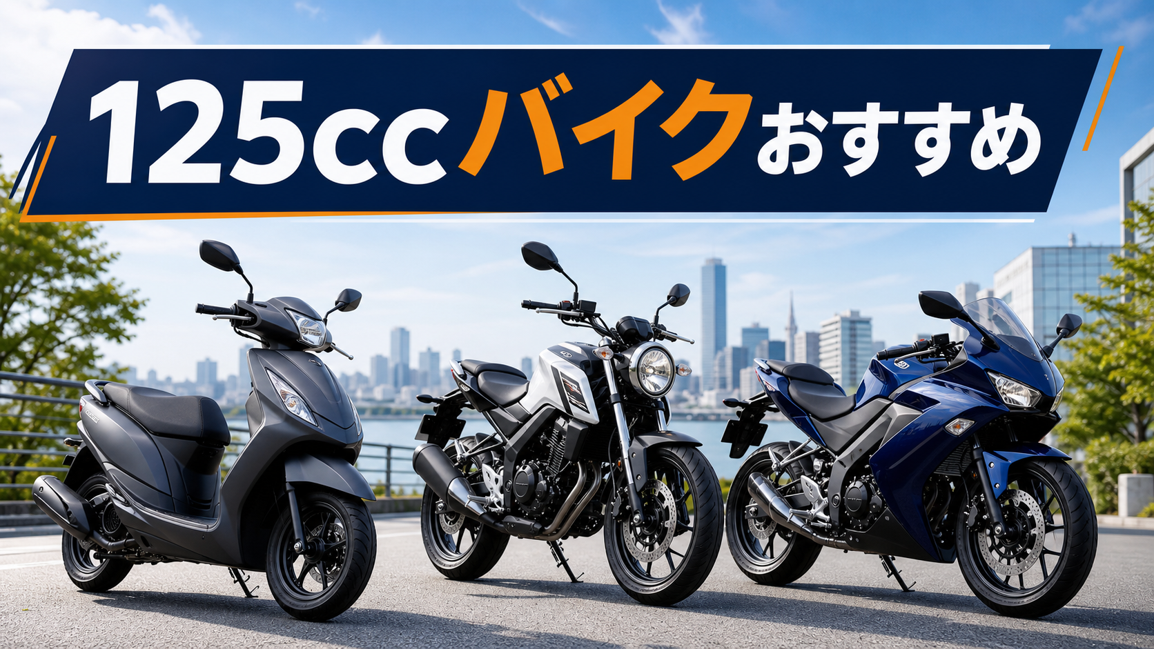 125ccバイクおすすめ|現行車の選び方と原付二種・新基準原付の違い