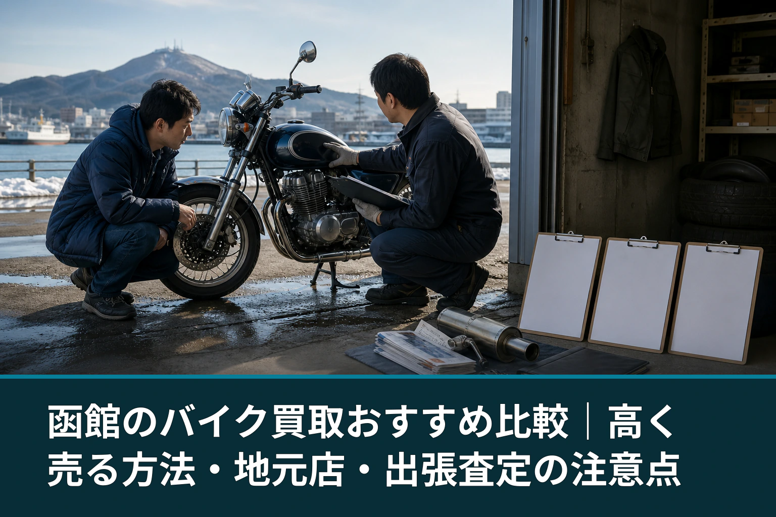 函館のバイク買取おすすめ比較｜高く売る方法・地元店・出張査定の注意点