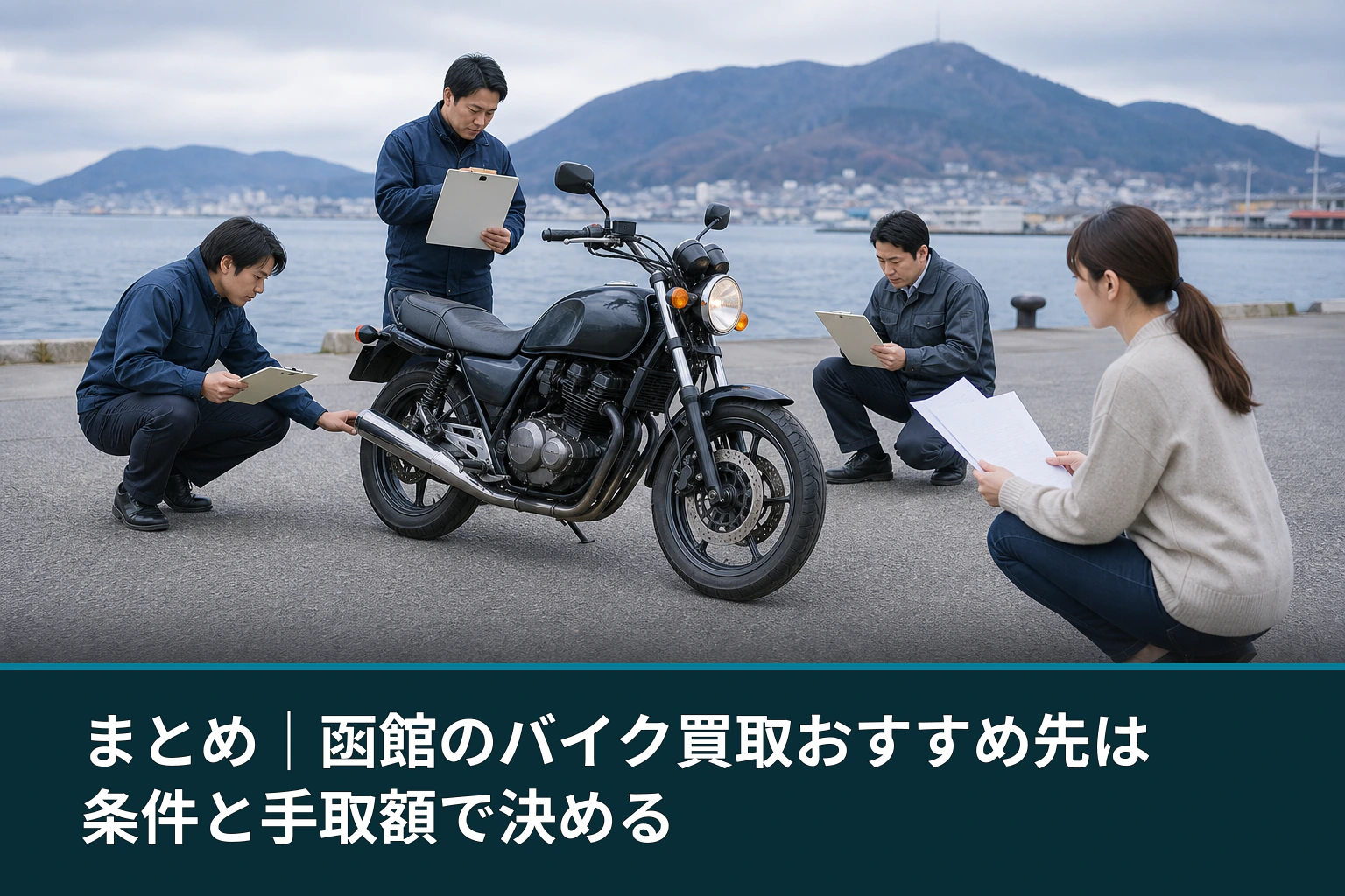 まとめ｜函館のバイク買取おすすめ先は条件と手取額で決める