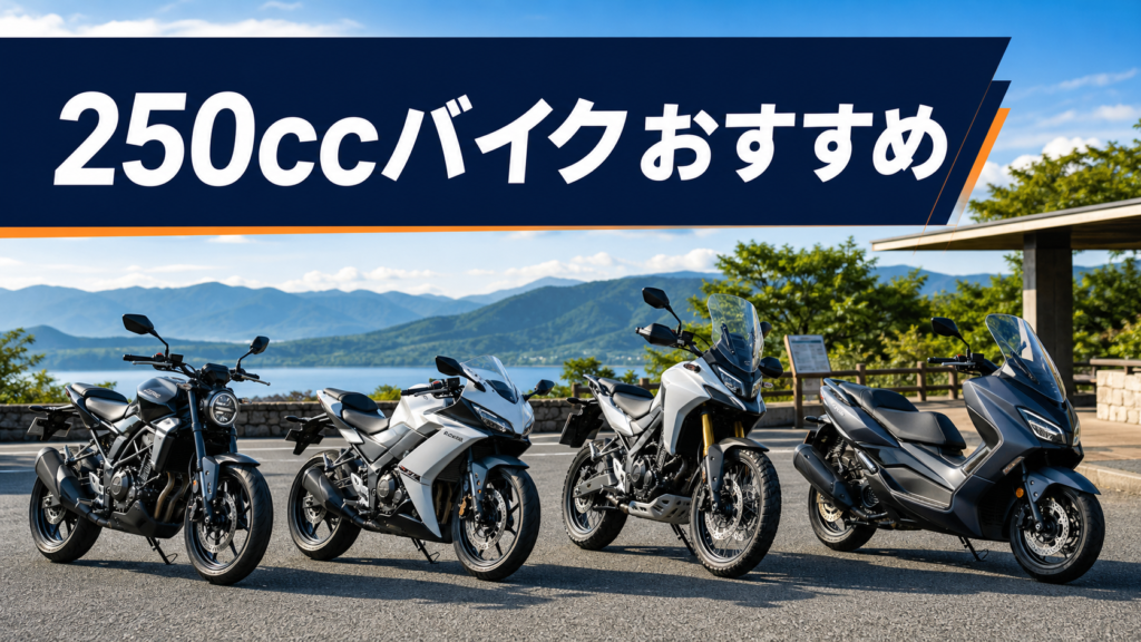 250ccバイクおすすめ｜維持費・高速道路・車検とジャンル別の選び方