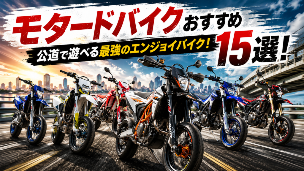 モタードバイクおすすめ15選｜250cc・400ccの最強候補を比較
