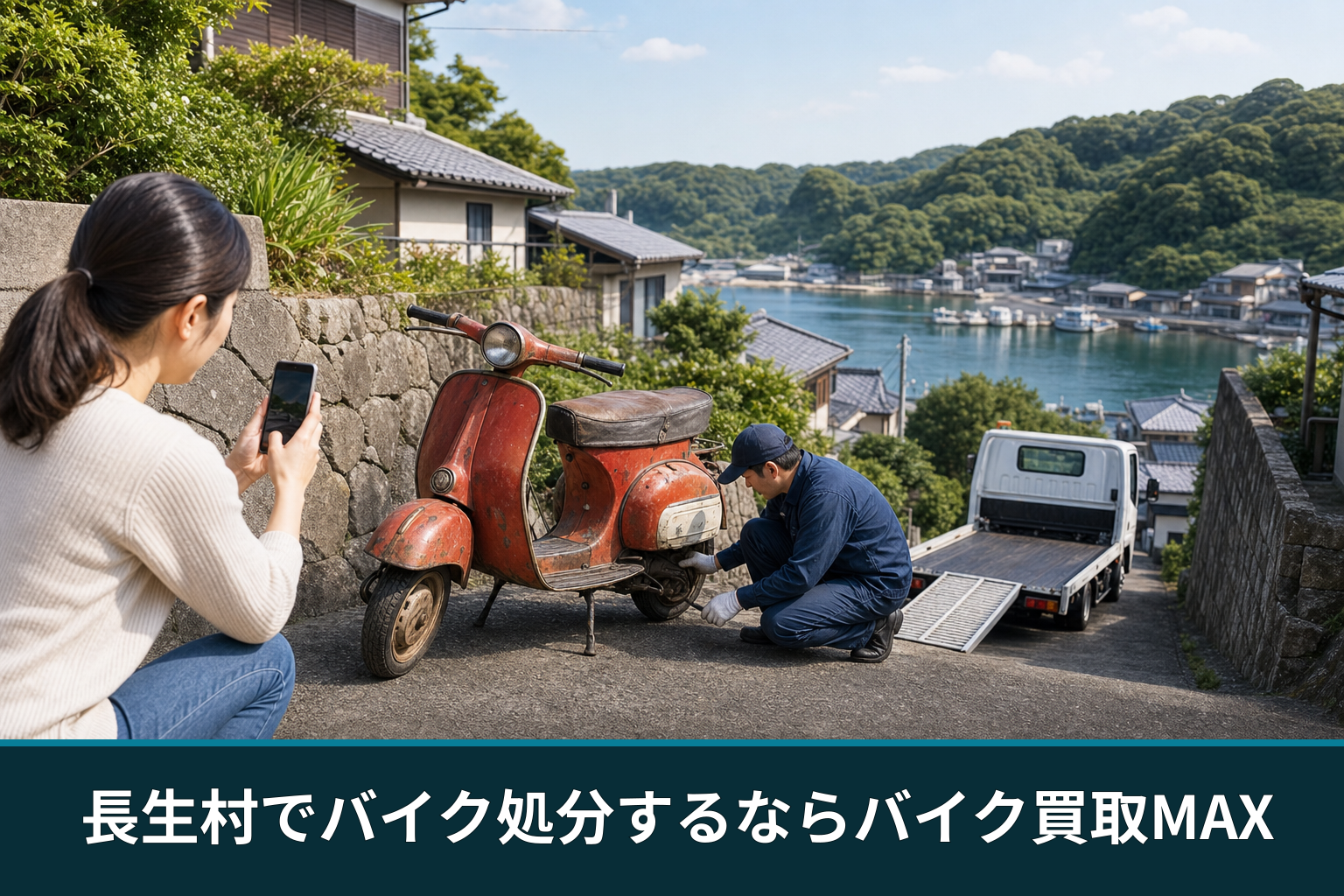 長生村でバイク処分するならバイク買取MAX