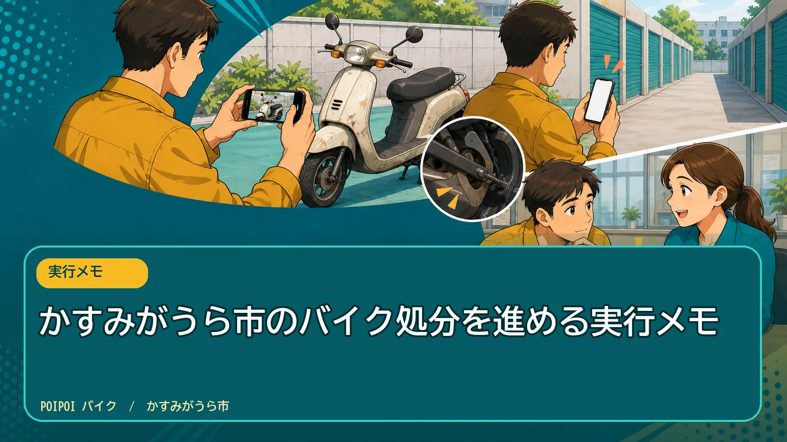 かすみがうら市のバイク処分を進める実行メモ