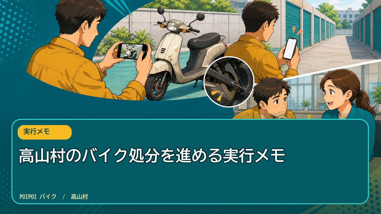 高山村のバイク処分を進める実行メモ