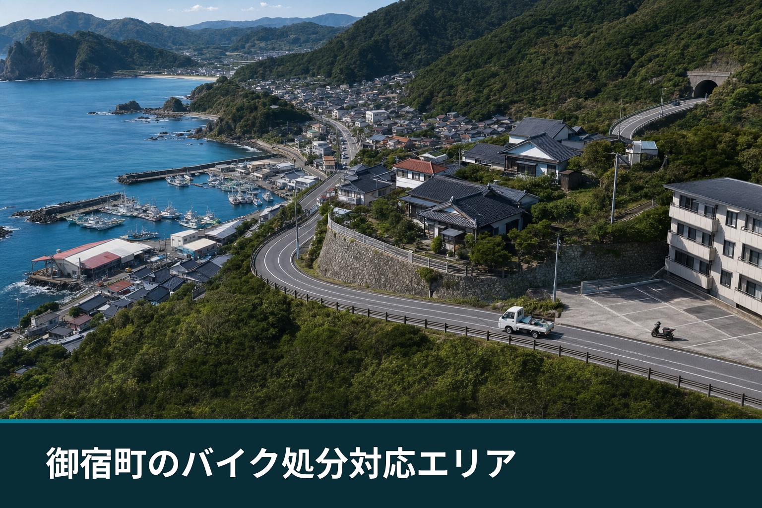 御宿町のバイク処分対応エリア