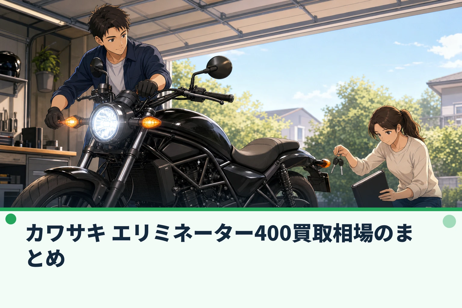 カワサキ エリミネーター400買取相場のまとめ