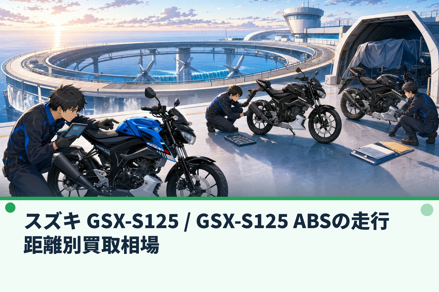 スズキ GSX-S125 / GSX-S125 ABSの走行距離別買取相場