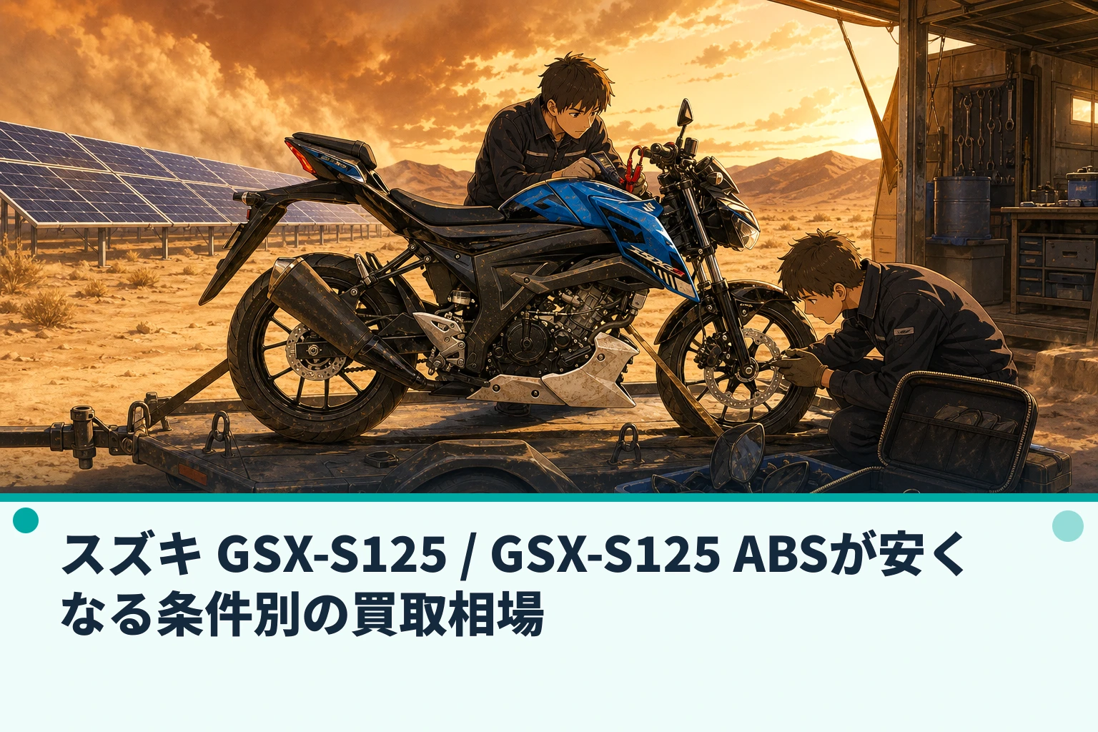 スズキ GSX-S125 / GSX-S125 ABSが安くなる条件別の買取相場