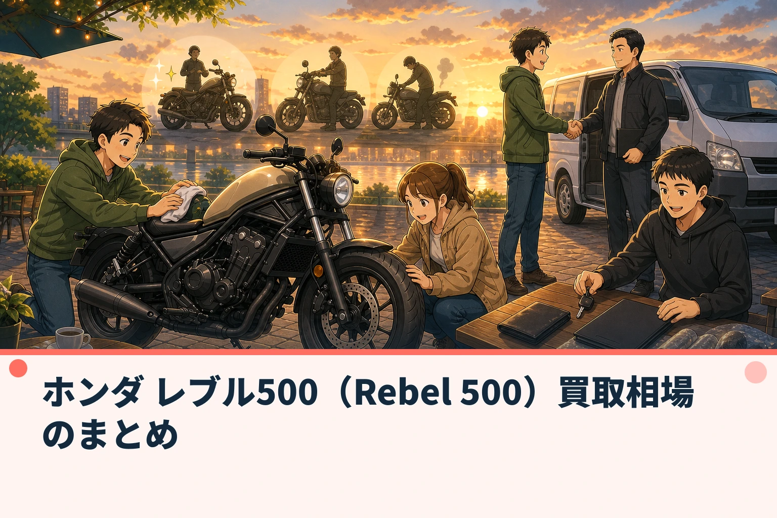 ホンダ レブル500(Rebel 500)買取相場のまとめ