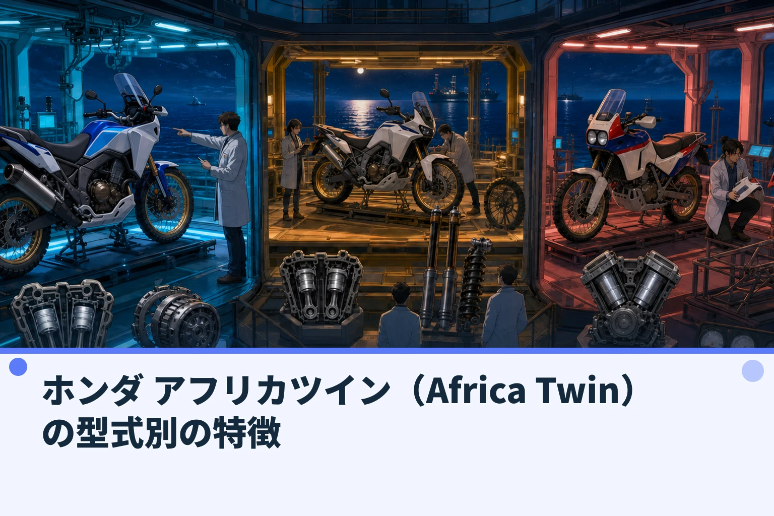 ホンダ アフリカツイン(Africa Twin)の型式別の特徴