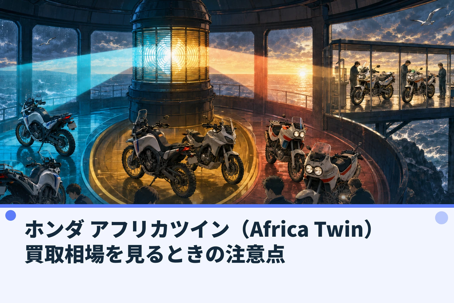 ホンダ アフリカツイン(Africa Twin)買取相場を見るときの注意点