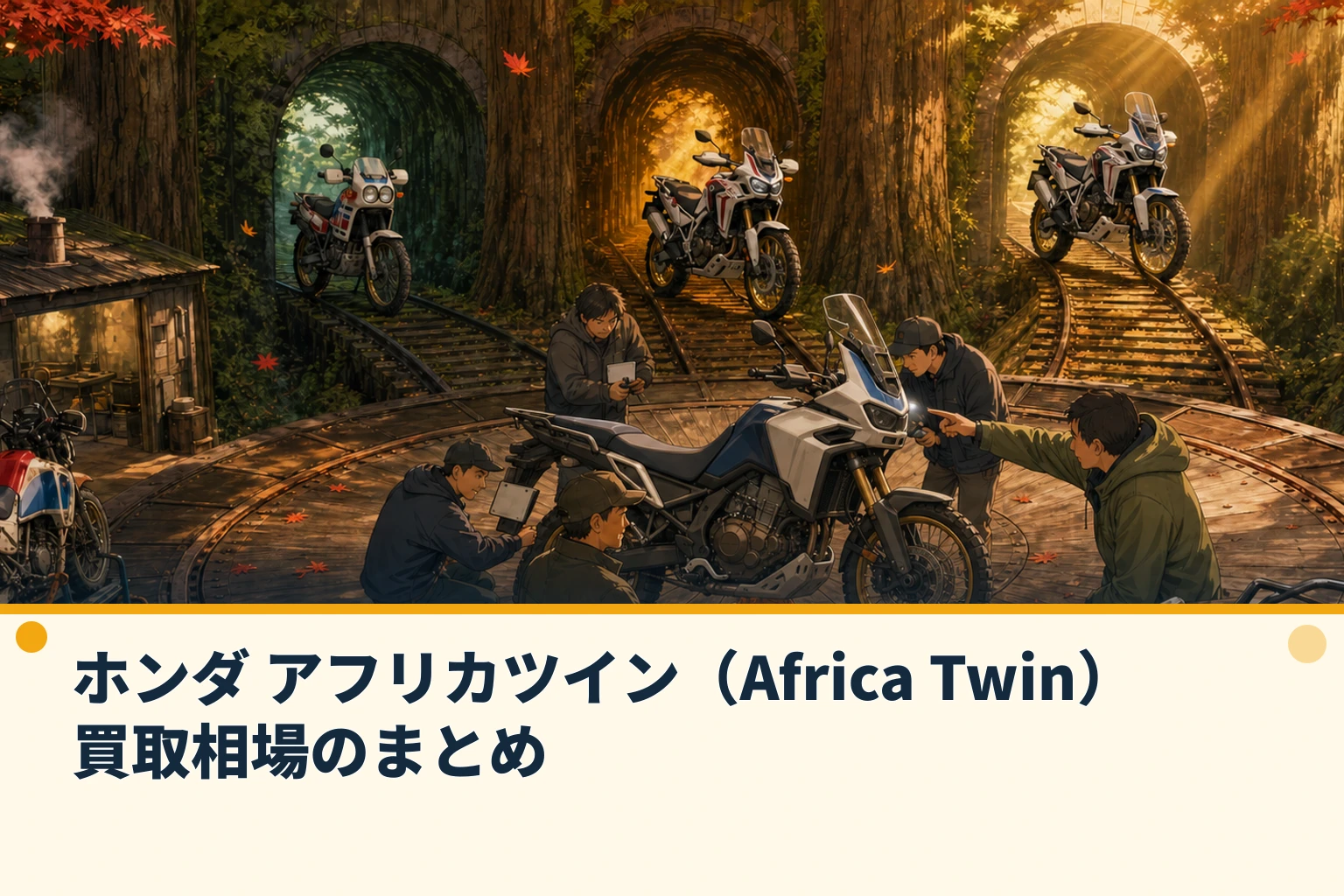 ホンダ アフリカツイン(Africa Twin)買取相場のまとめ