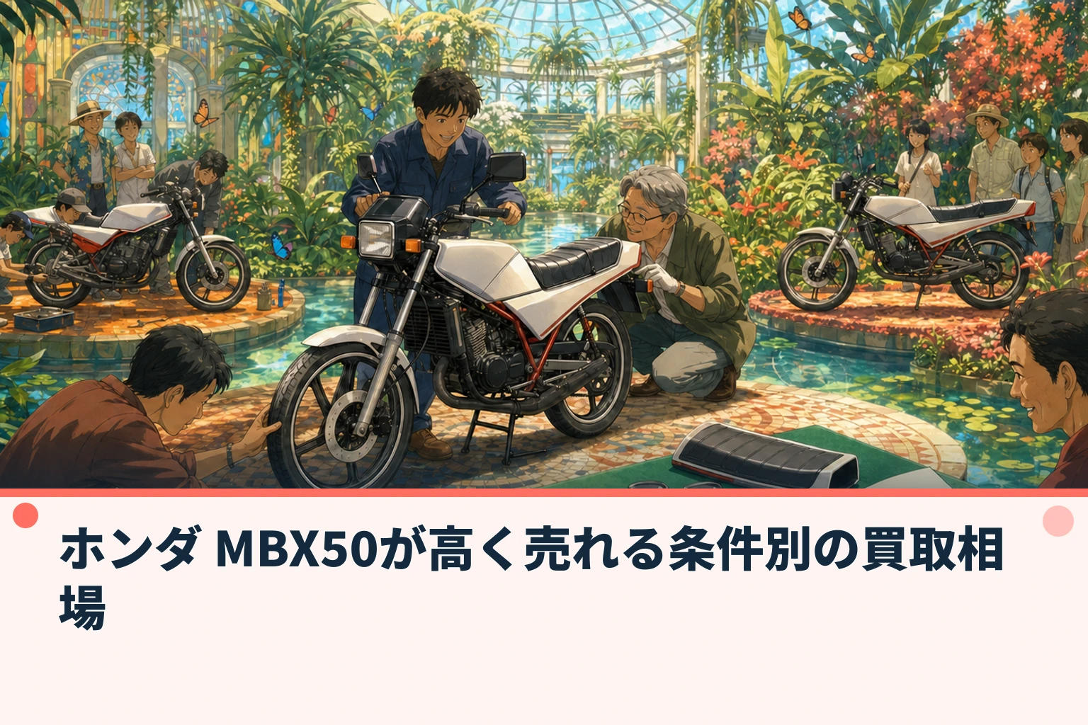 ホンダ MBX50が高く売れる条件別の買取相場