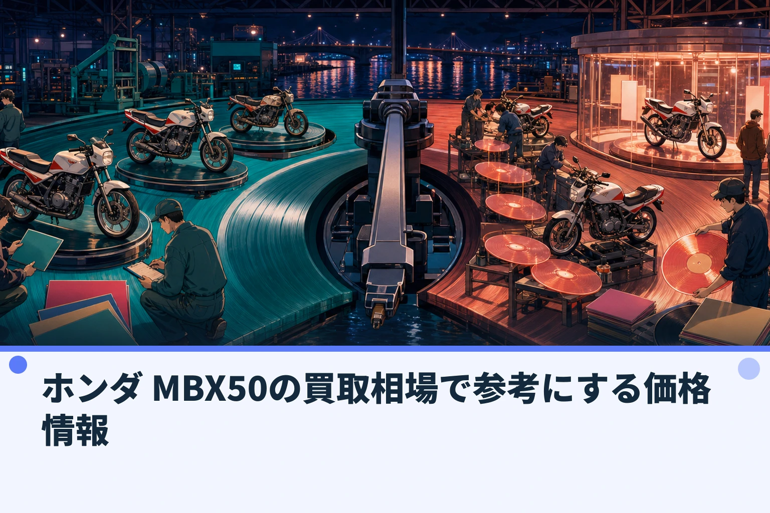 ホンダ MBX50の買取相場で参考にする価格情報