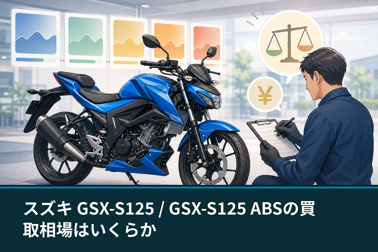 スズキ GSX-S125 / GSX-S125 ABSの買取相場はいくらか
