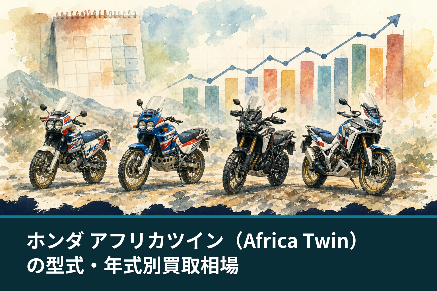 ホンダ アフリカツイン(Africa Twin)の型式・年式別買取相場