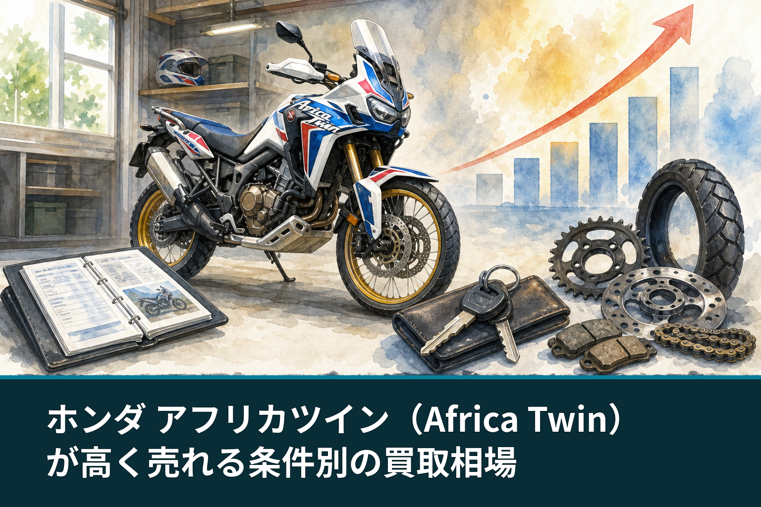 ホンダ アフリカツイン(Africa Twin)が高く売れる条件別の買取相場