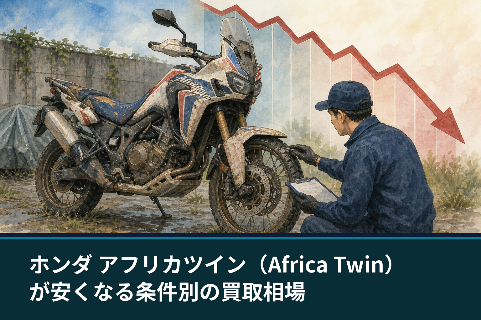 ホンダ アフリカツイン(Africa Twin)が安くなる条件別の買取相場