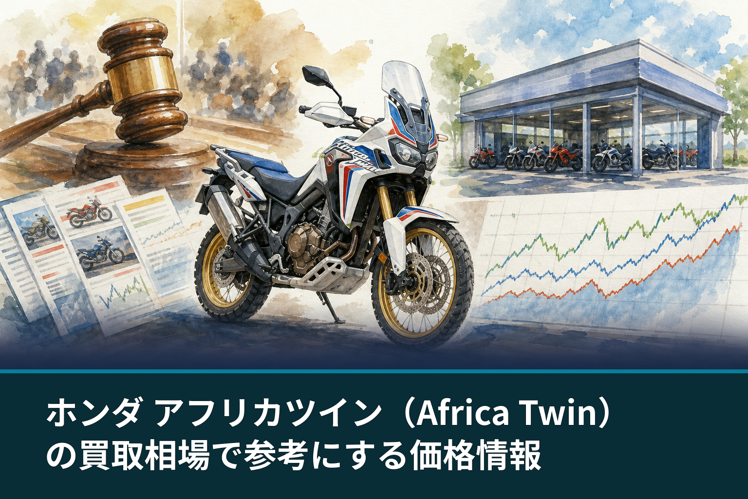 ホンダ アフリカツイン(Africa Twin)の買取相場で参考にする価格情報