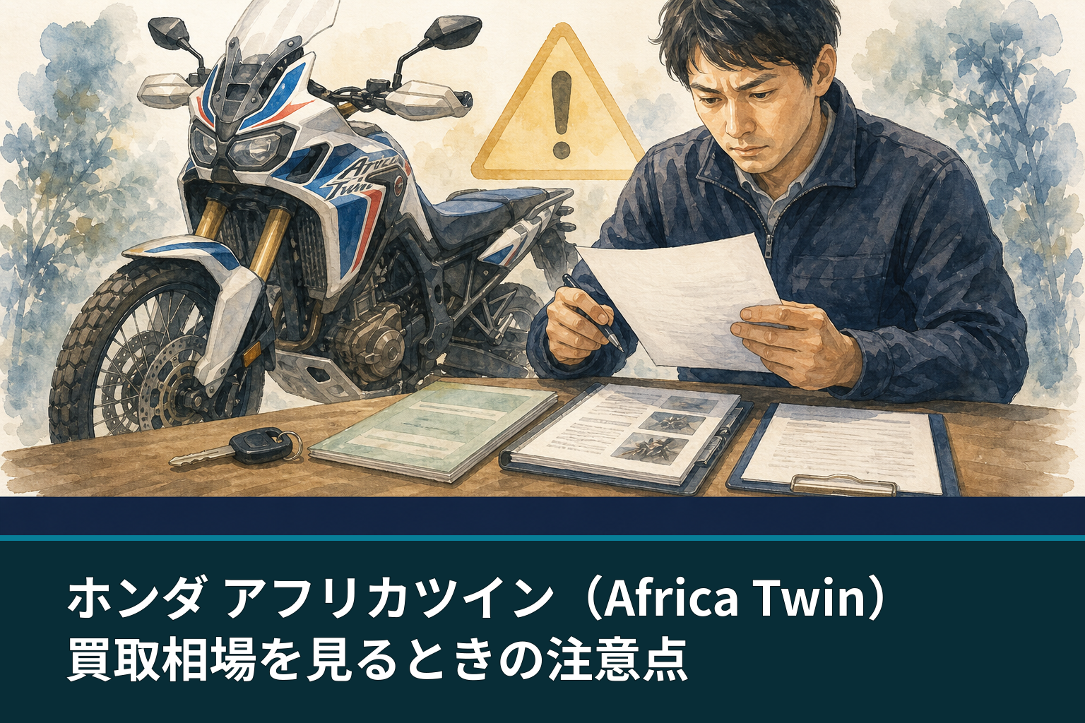 ホンダ アフリカツイン(Africa Twin)買取相場を見るときの注意点