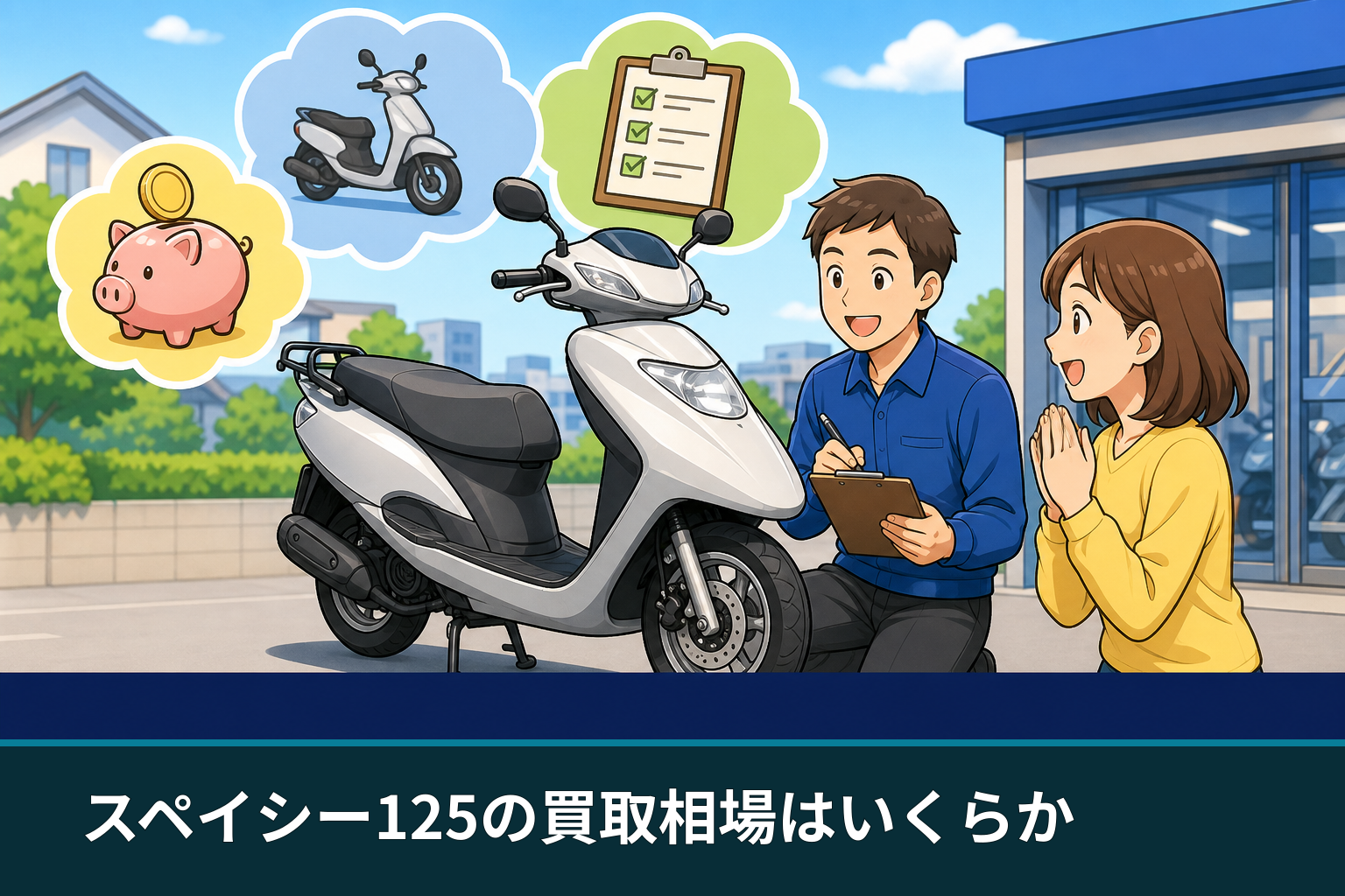 スペイシー125の買取相場はいくらか