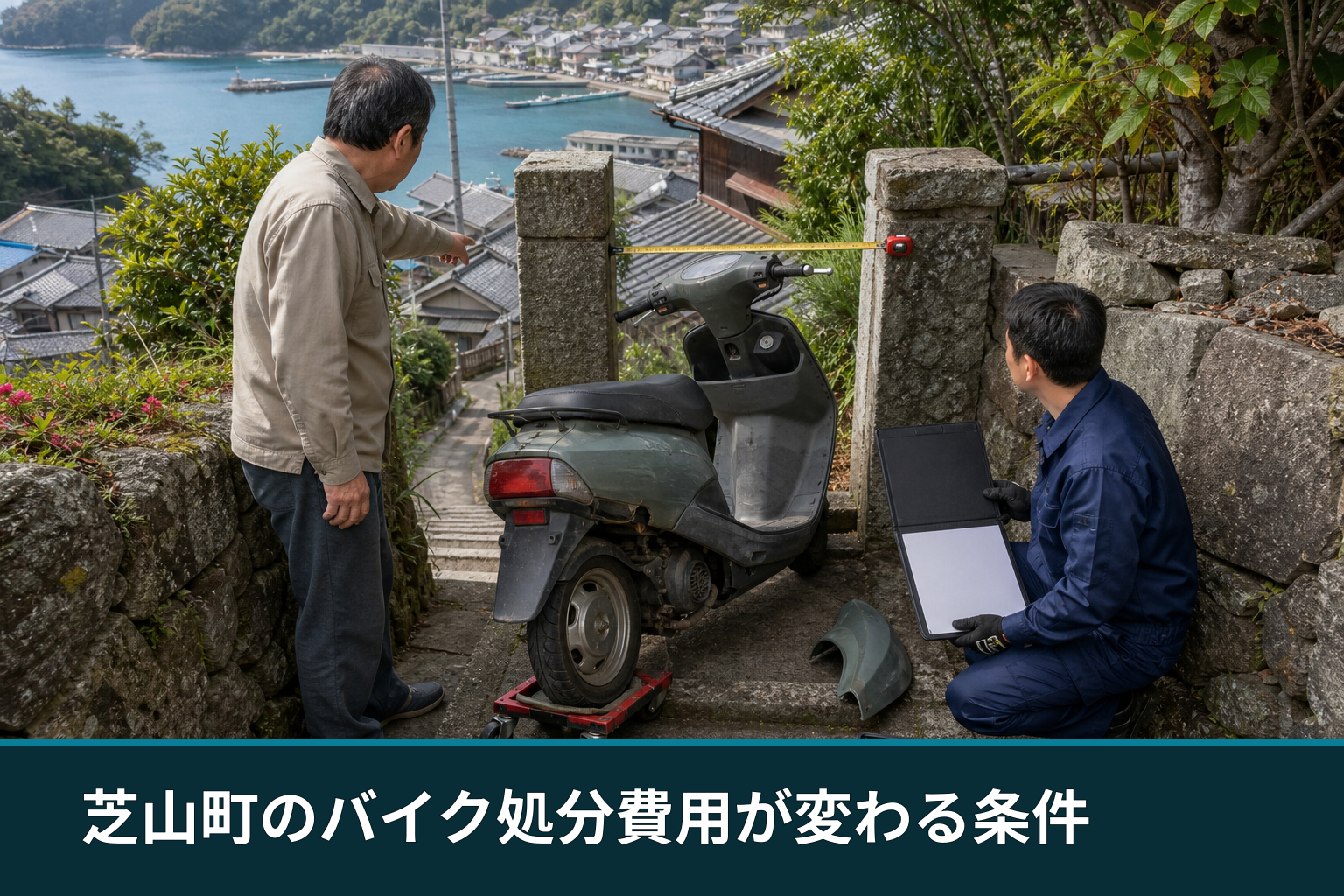 芝山町のバイク処分費用が変わる条件