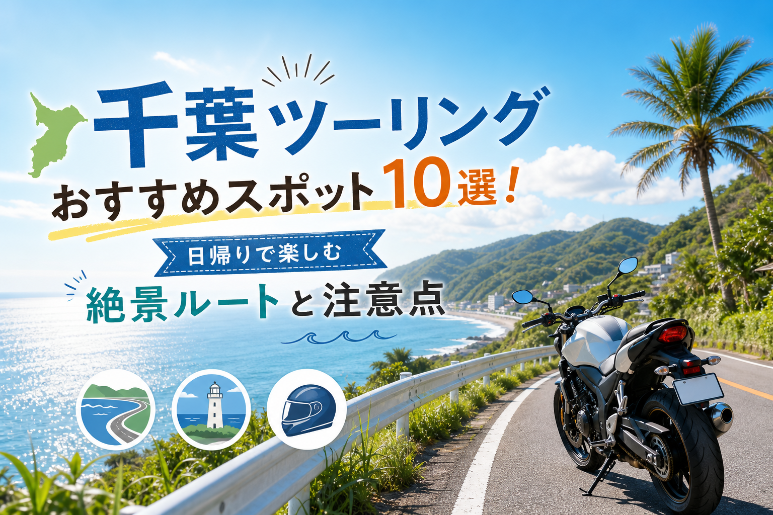 千葉ツーリングおすすめスポット10選!日帰りで楽しむ絶景ルートと注意点