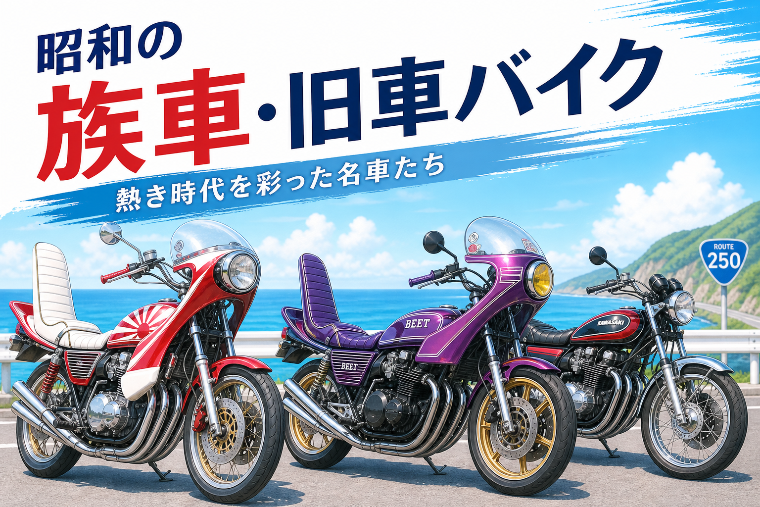 昭和の族車・旧車バイク