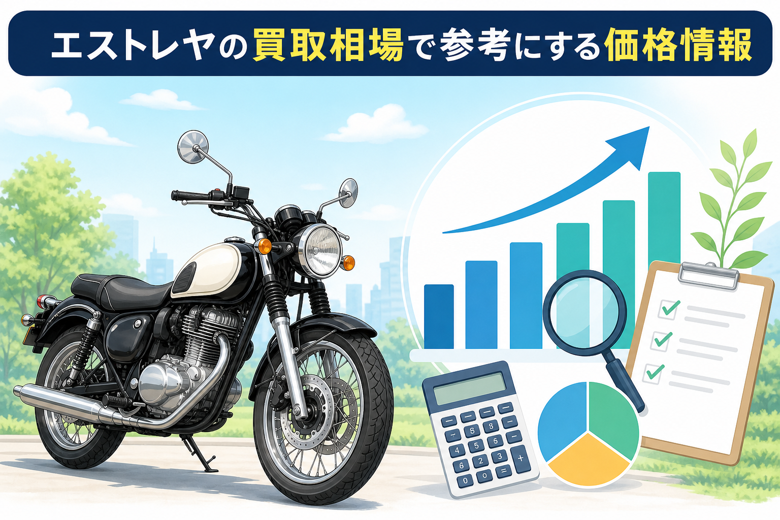 エストレヤの買取相場で参考にする価格情報