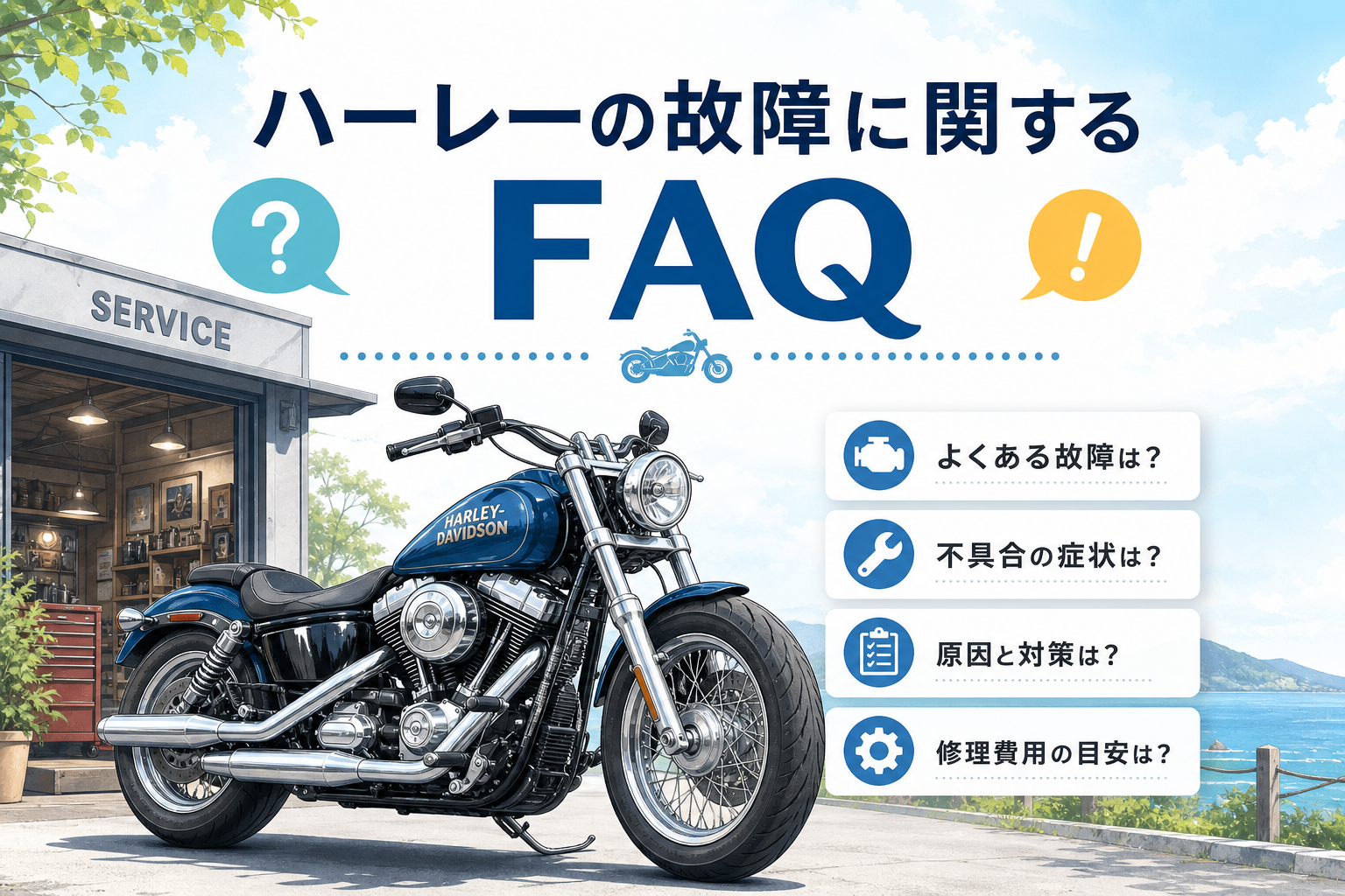 ハーレーの故障に関するFAQ