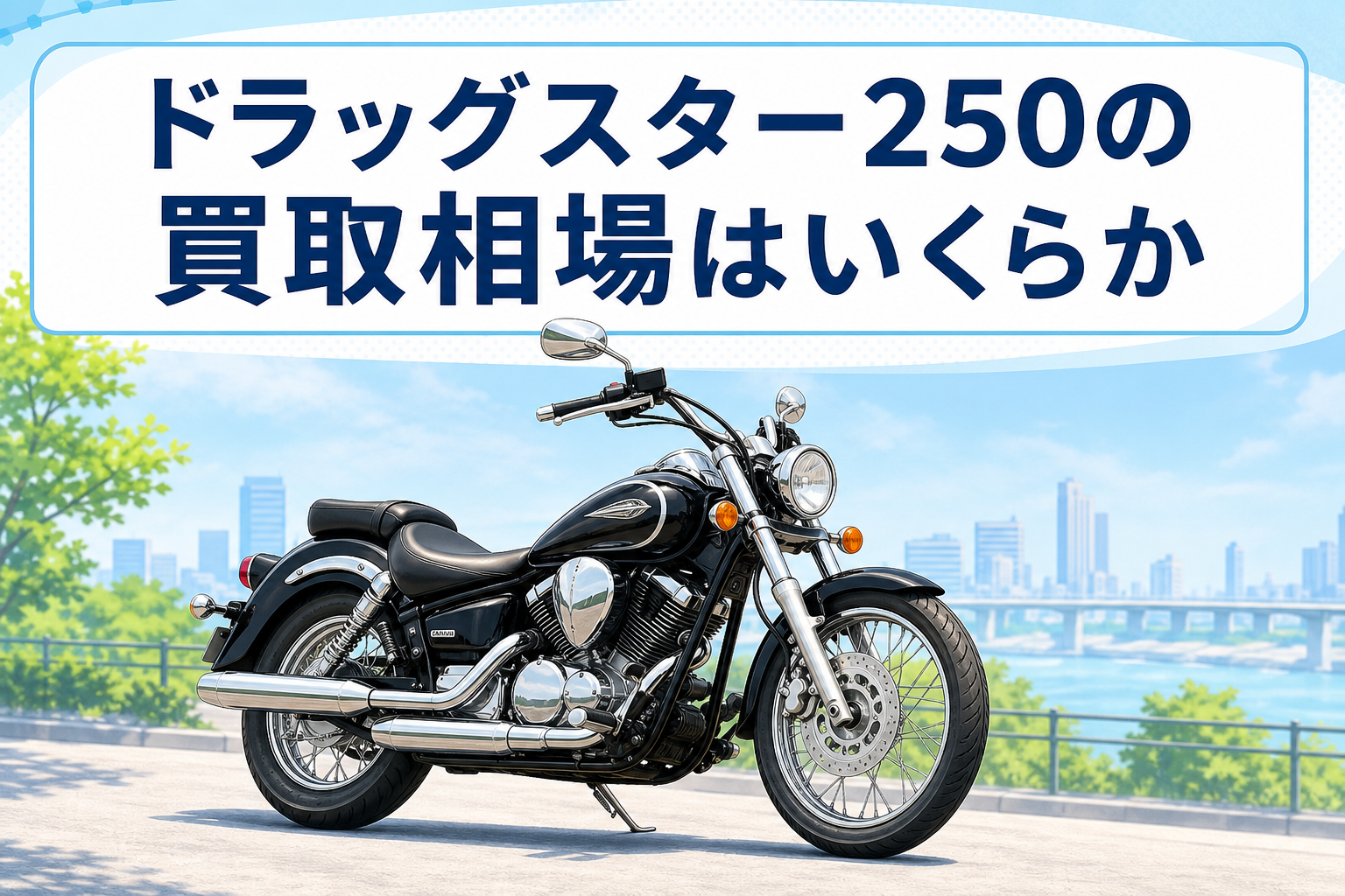 ドラッグスター250の買取相場はいくらか