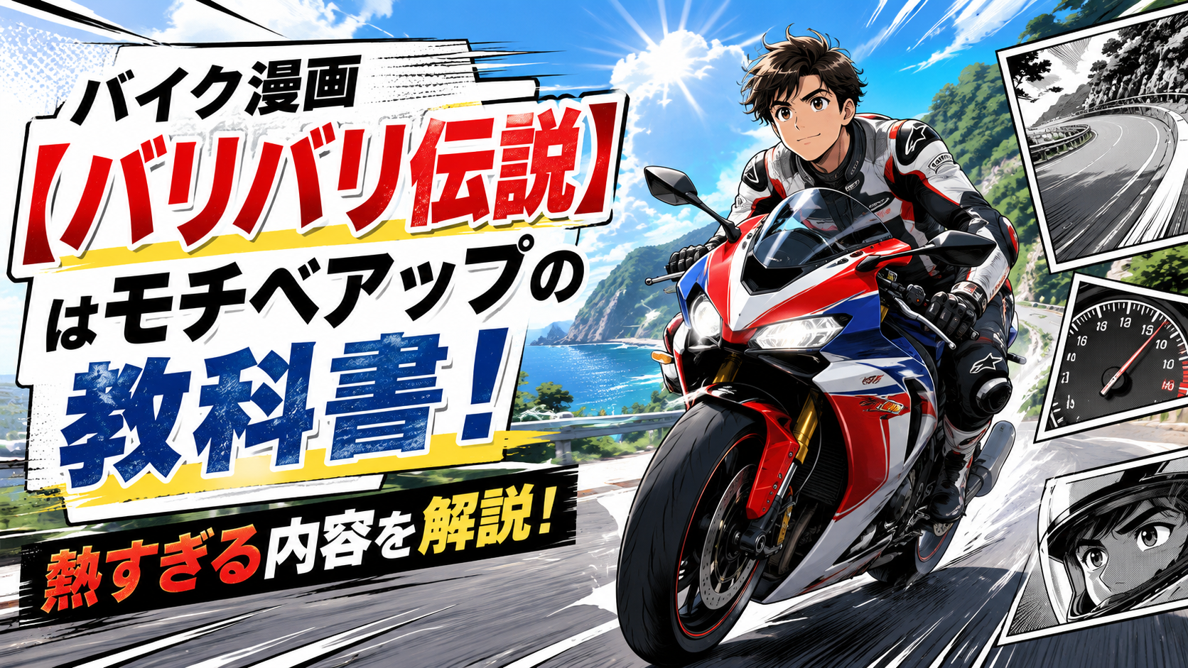 バリバリ伝説のあらすじ・登場人物｜登場バイク一覧と「カメッ」の意味